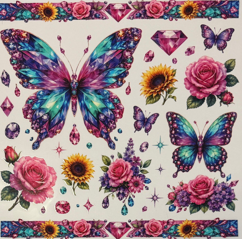 E59 Jeweled Butterflies