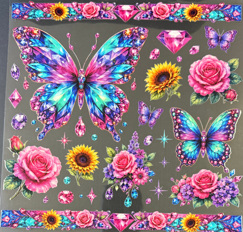 E59 Jeweled Butterflies
