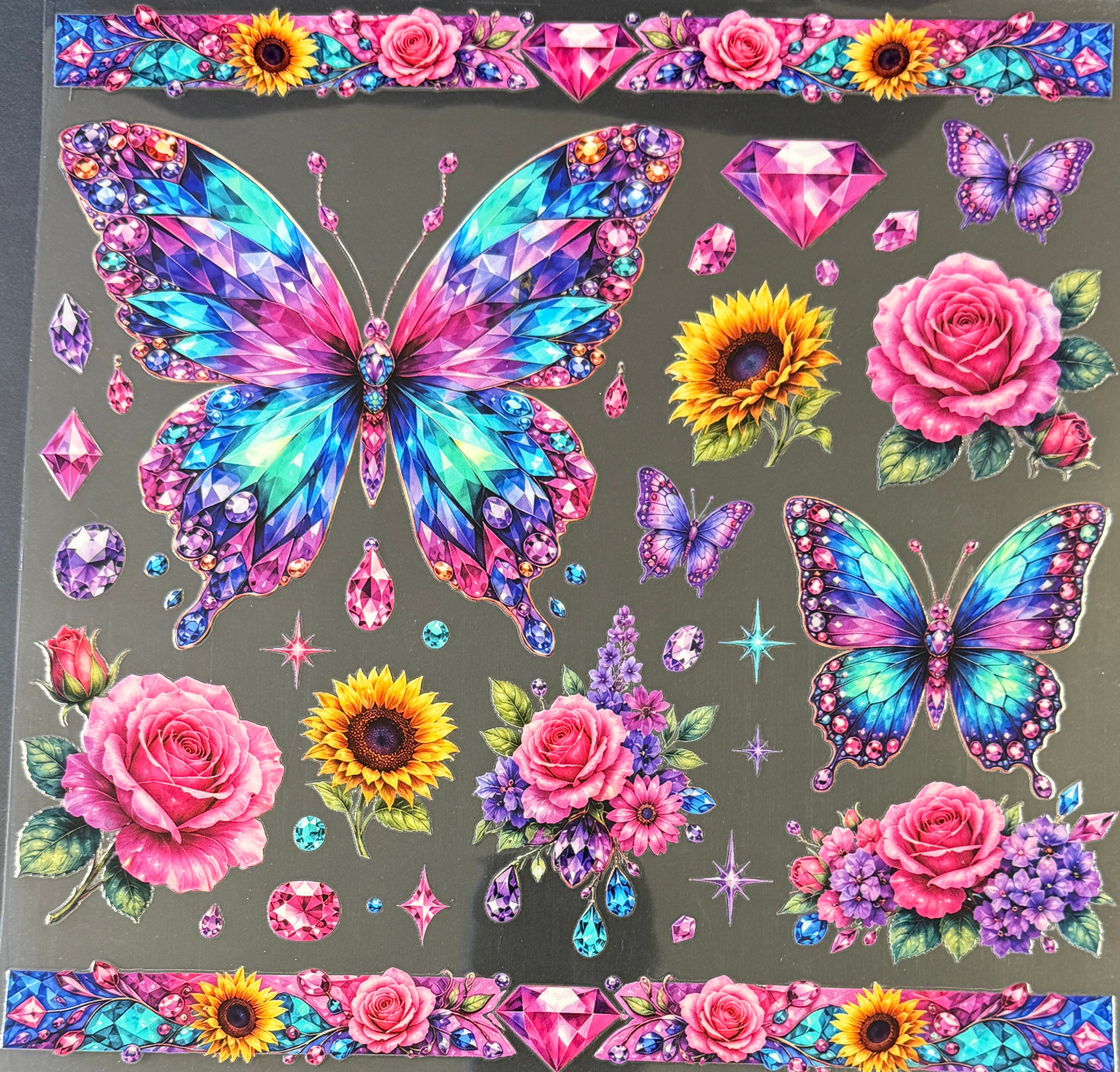 E59 Jeweled Butterflies