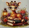 D-52 Giraffe on Books