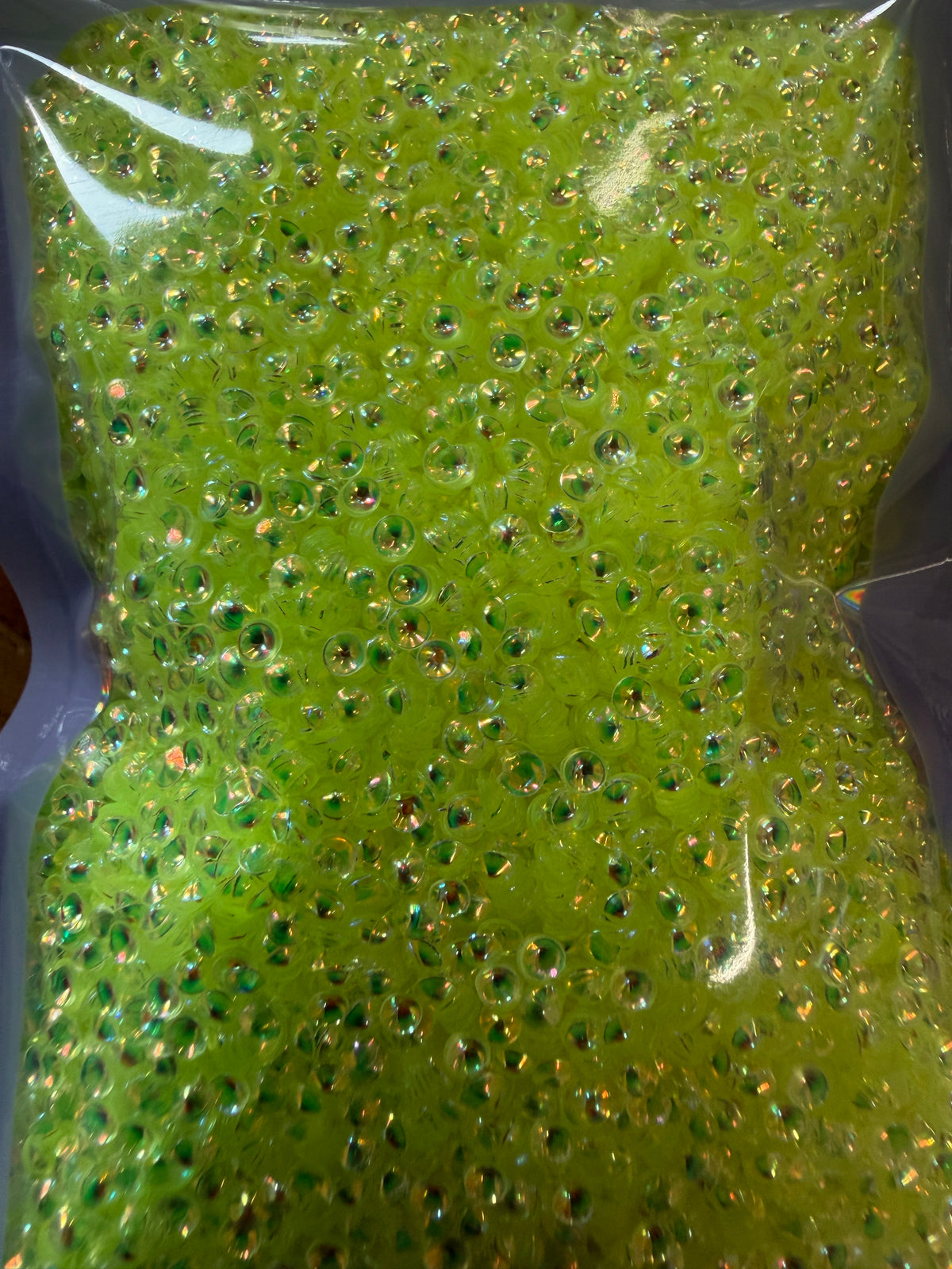 GLA-5 Bubble Glitter Citrine AB