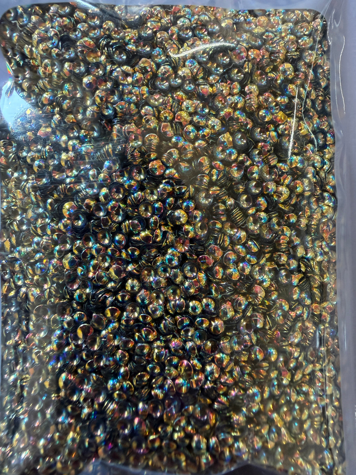 GLA-6 Bubble Glitter Black