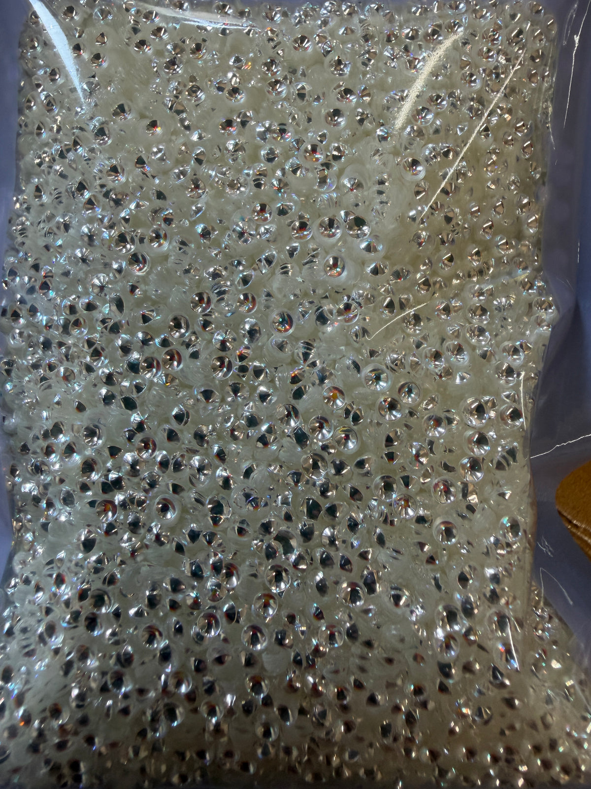 GLA-8 Bubble Glitter White