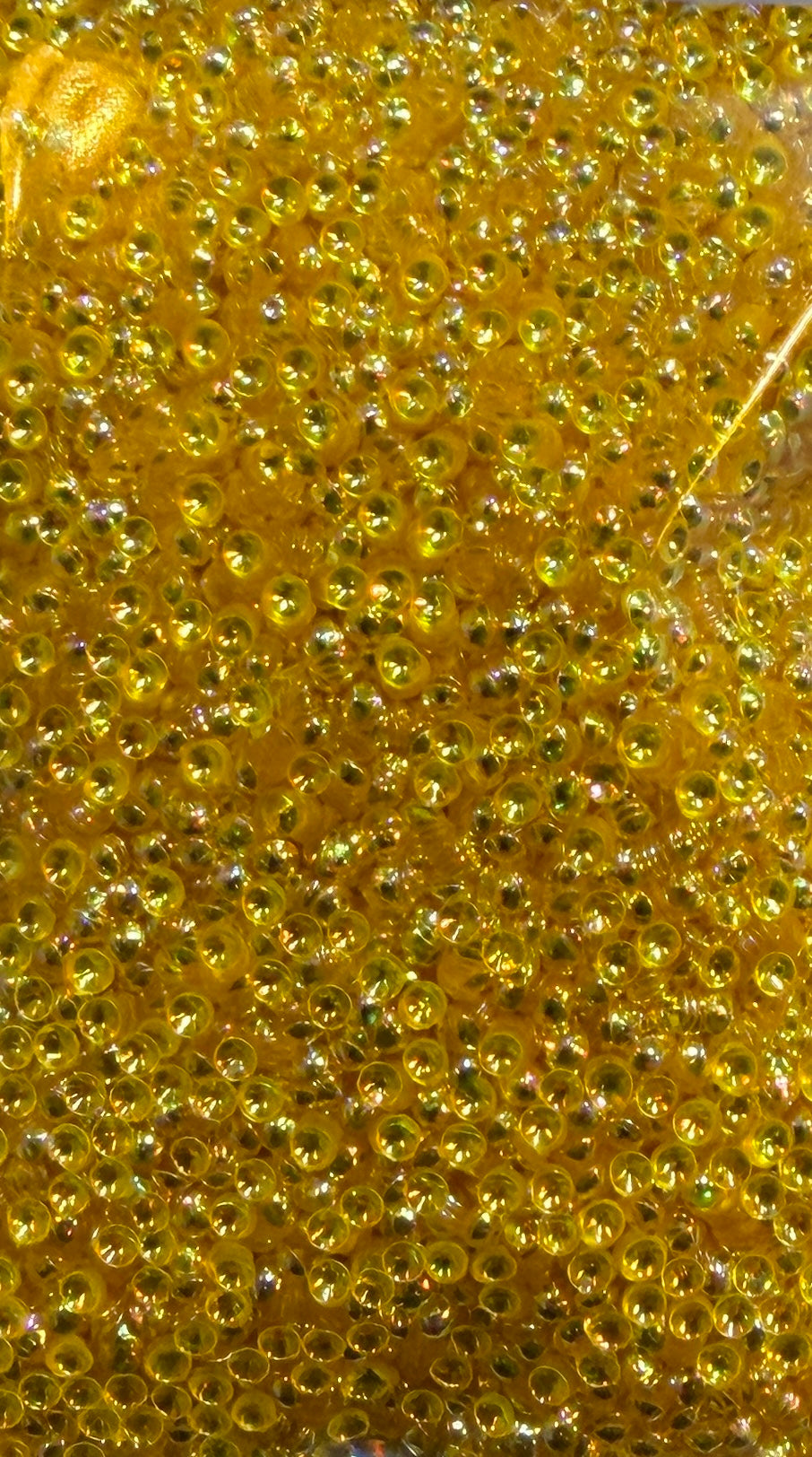 GLA-15 Yellow Bubble Glitter