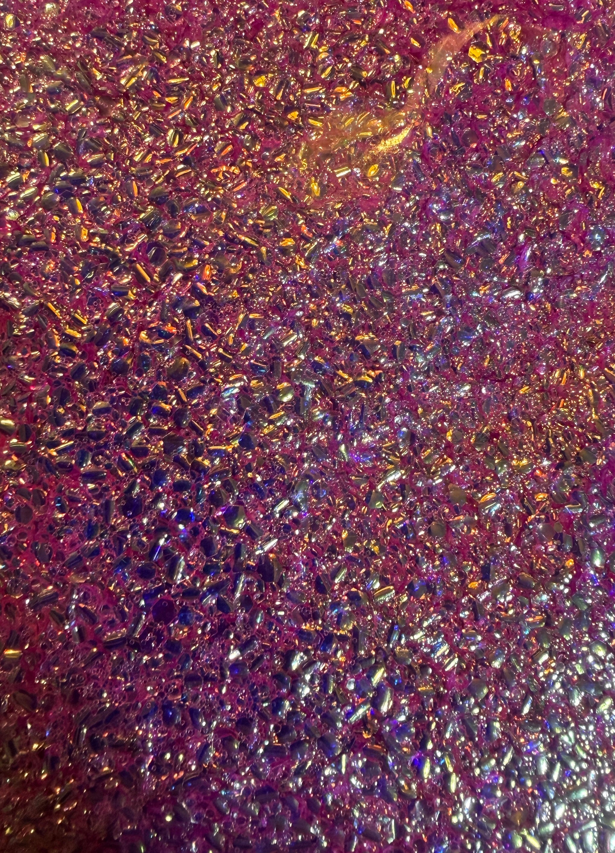 GLA-28 Purple Bubble Glitter