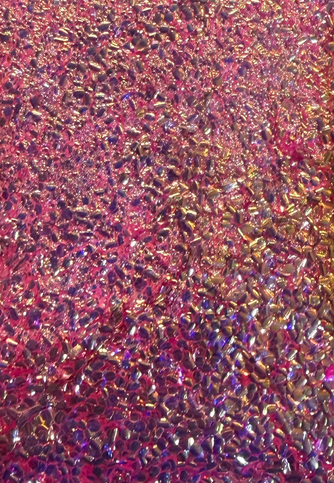 GLA-27 Pink Bubble Glitter