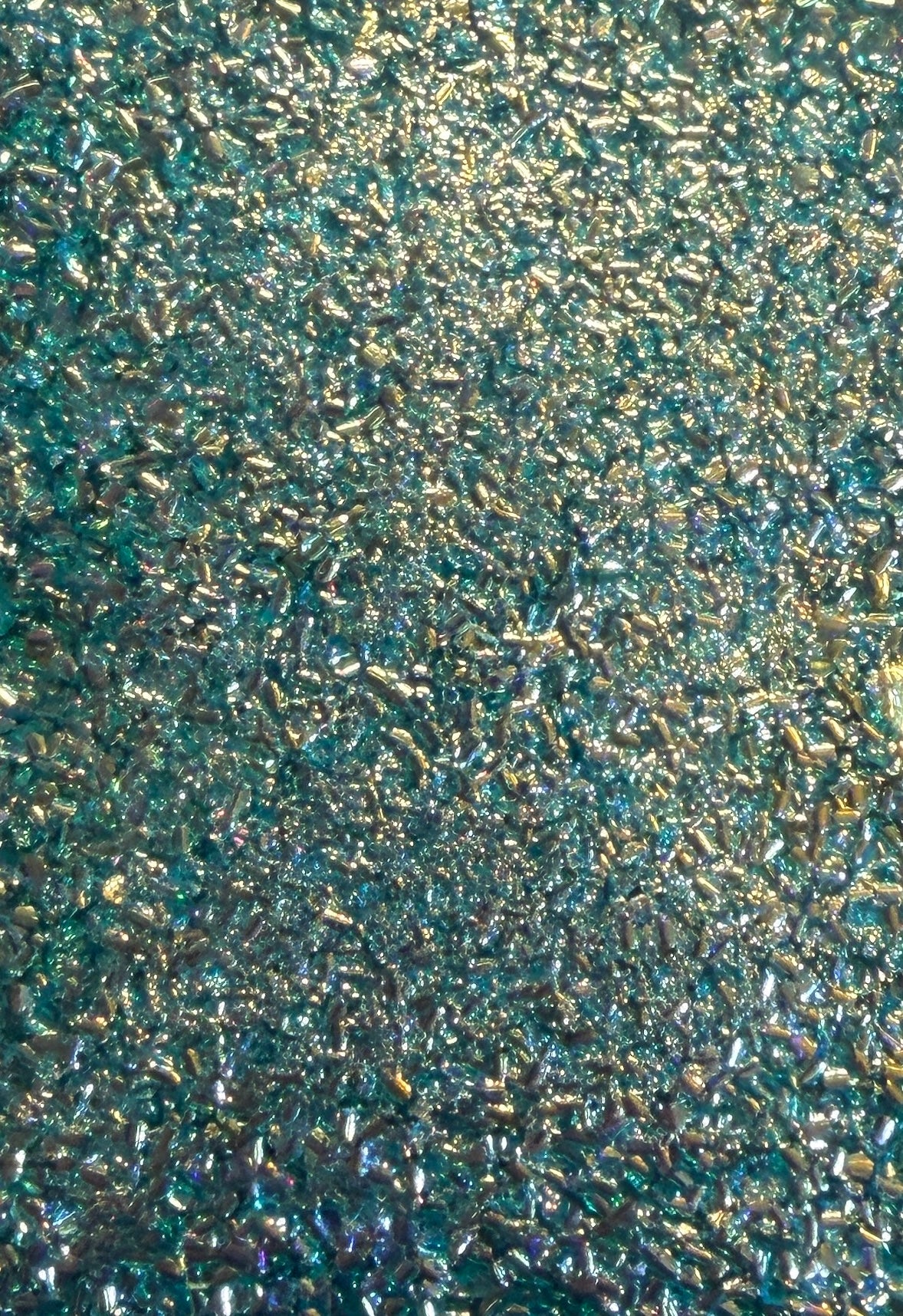GLA-26 Teal bubble Glitter