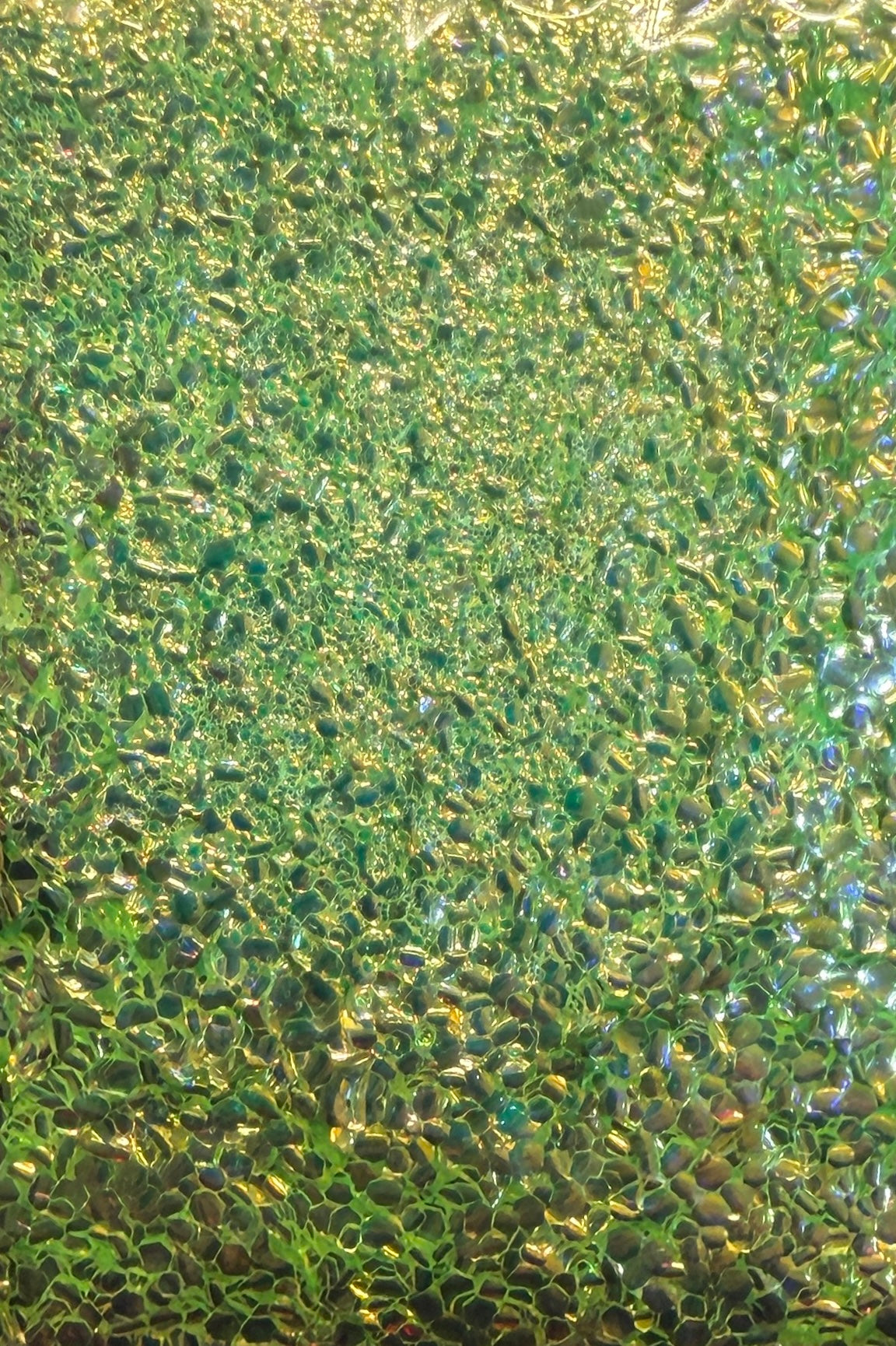 GLA-25 Neon Yellow Bubble Glitter