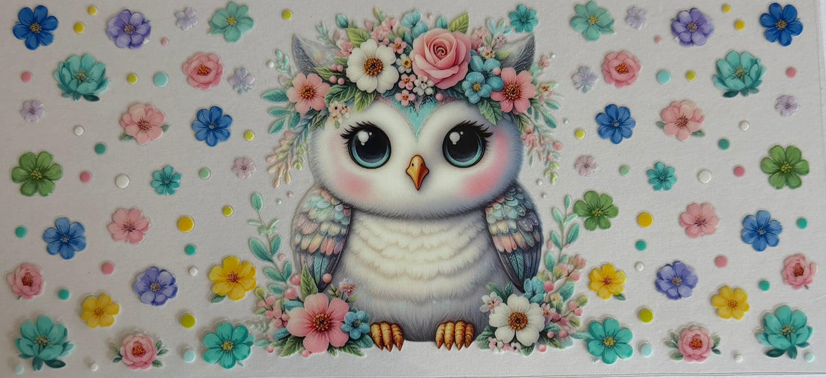 16W82 Floral Owl