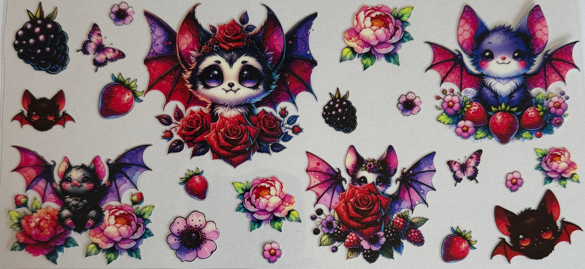 16W85 Floral Bats