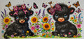 16W86 Floral Highland Cows