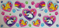 16W87 Colorful Cats & Hearts