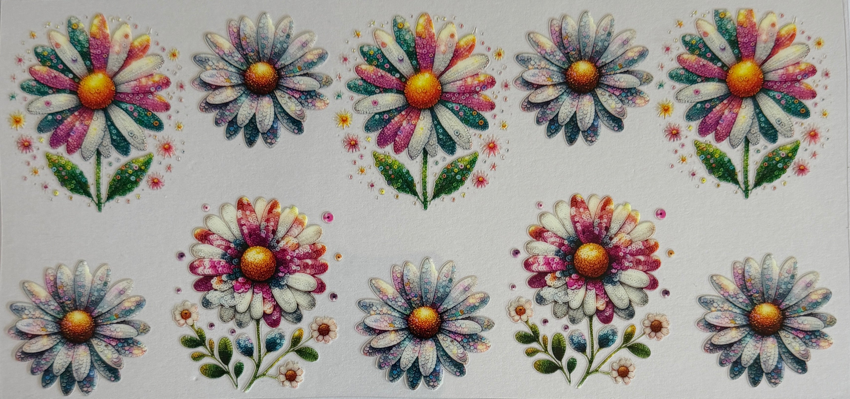 16W92 Colorful Flowers