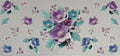 16W94 Purple & Teal Flowers