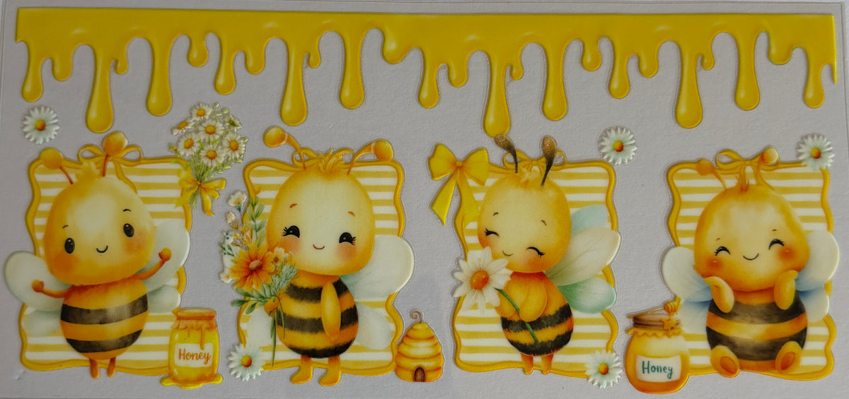 16W113 Honey Bees & Daisies