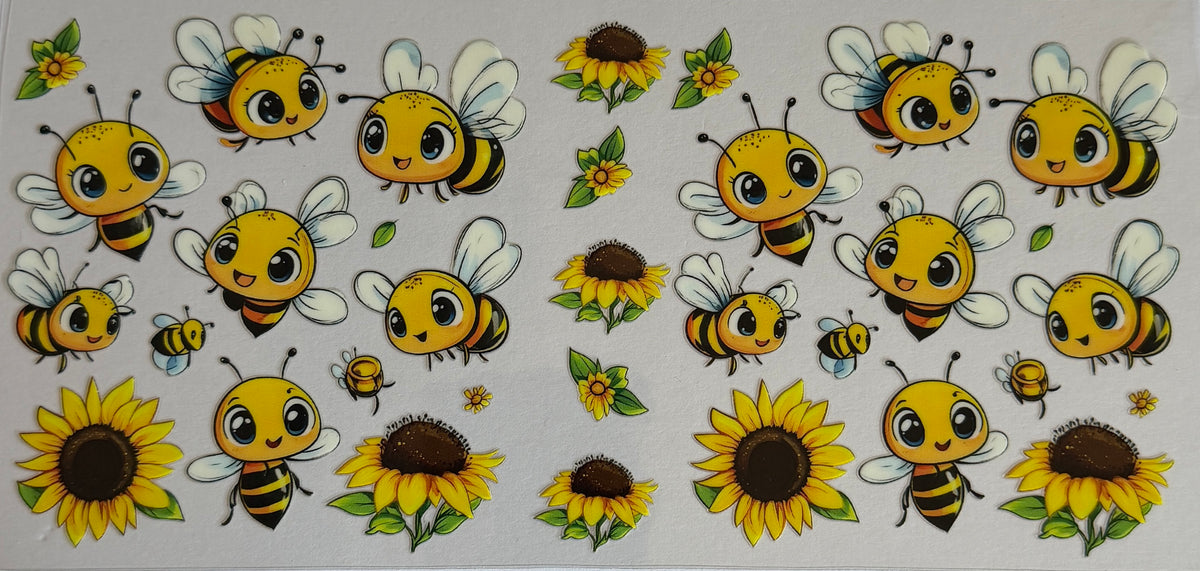 16W114 Bees & Sunflowers