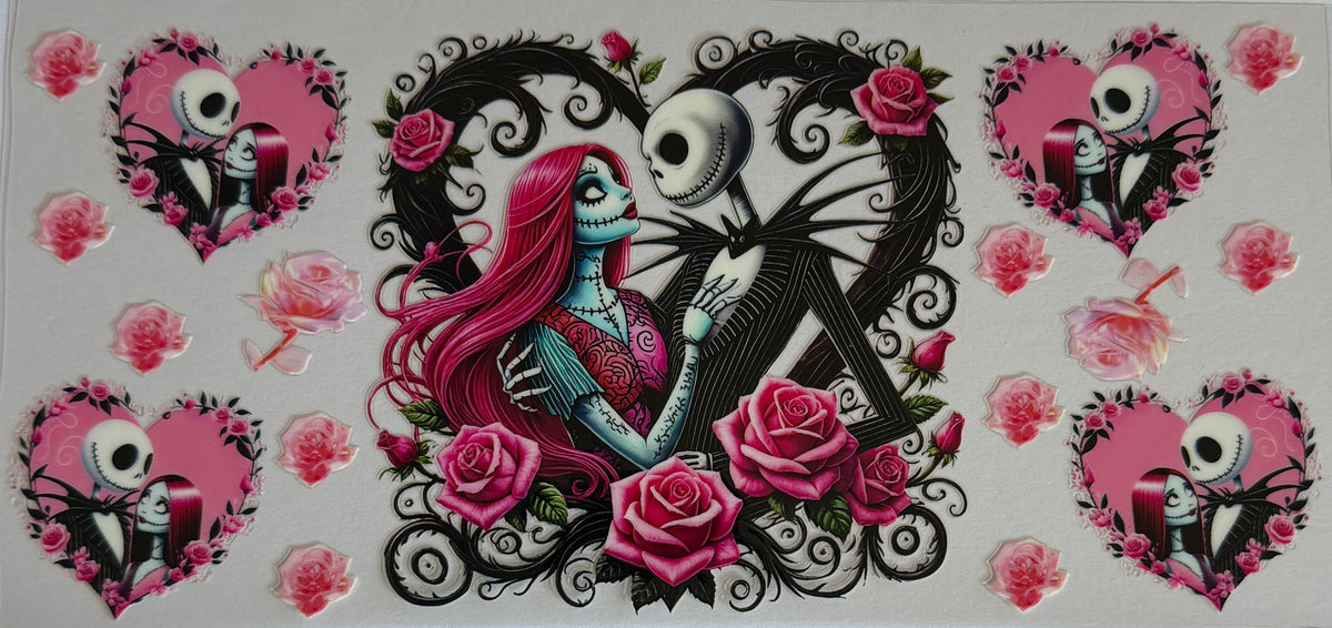 16W120 Gothic Skeleton Love