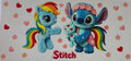 16W132 Blue Alien & Rainbow Pony