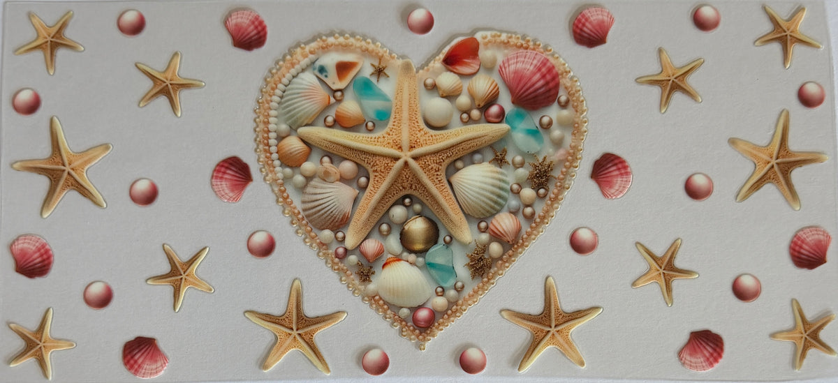 16W135 Seashell Heart