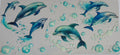 16W139 Dolphins & Bubbles