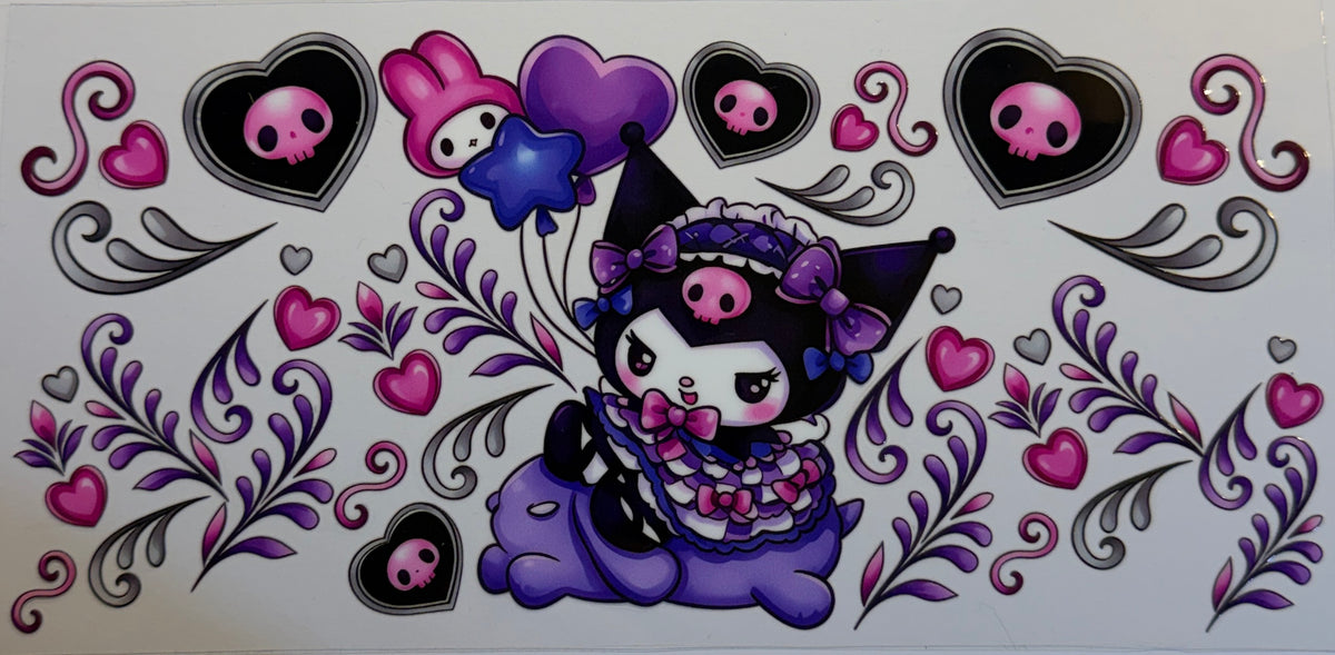 16W144 Gothic Bunny Hearts