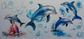 16W153 Watercolor Dolphins