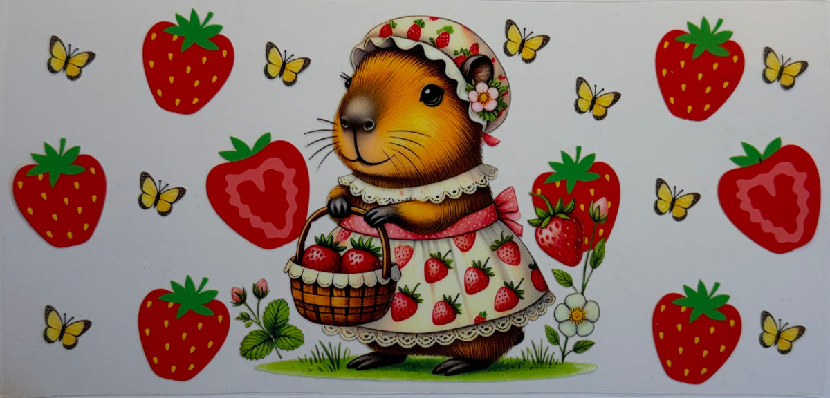16W162 Strawberry Capybara