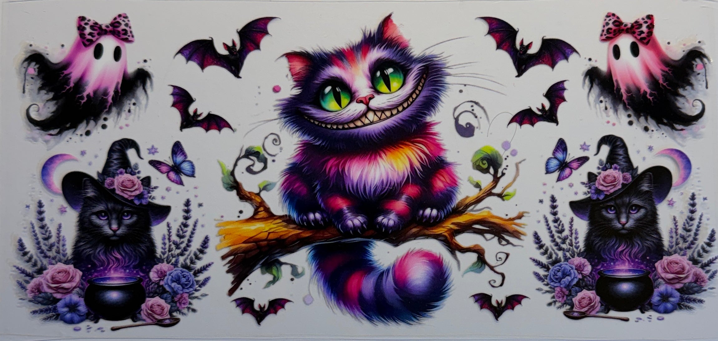 16W175 Grinning Witchy Cat