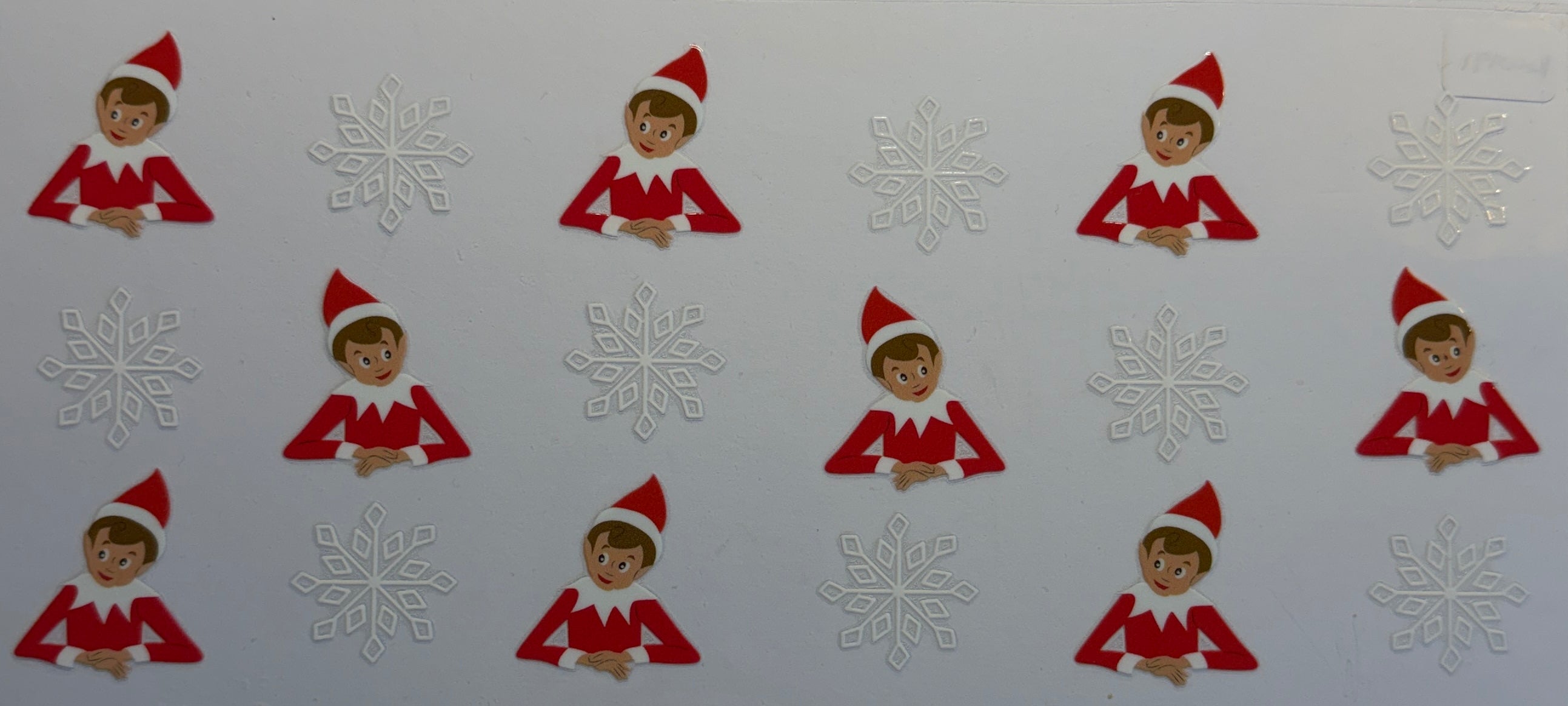 16W191 Christmas Elves & Snowflakes