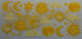 16W218 Golden Celestial Sun & Moon