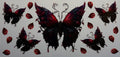 16W223 Gothic Butterfly & Crimson Leaves