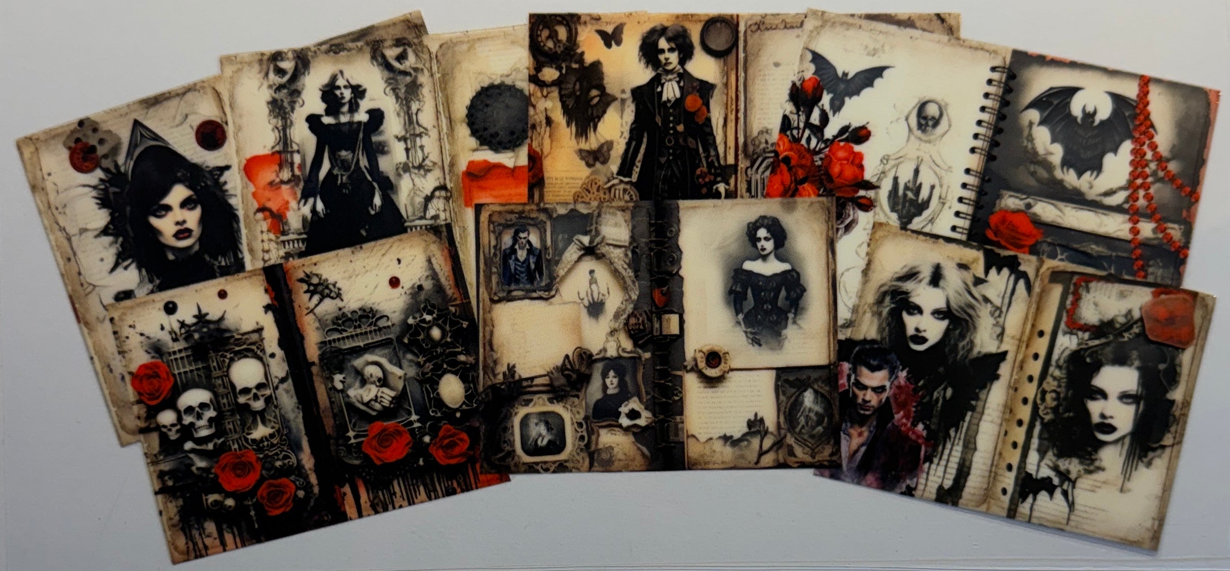 16W230 Vintage Gothic Scrapbook