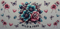 16W231 Wild & Free Floral Leopard