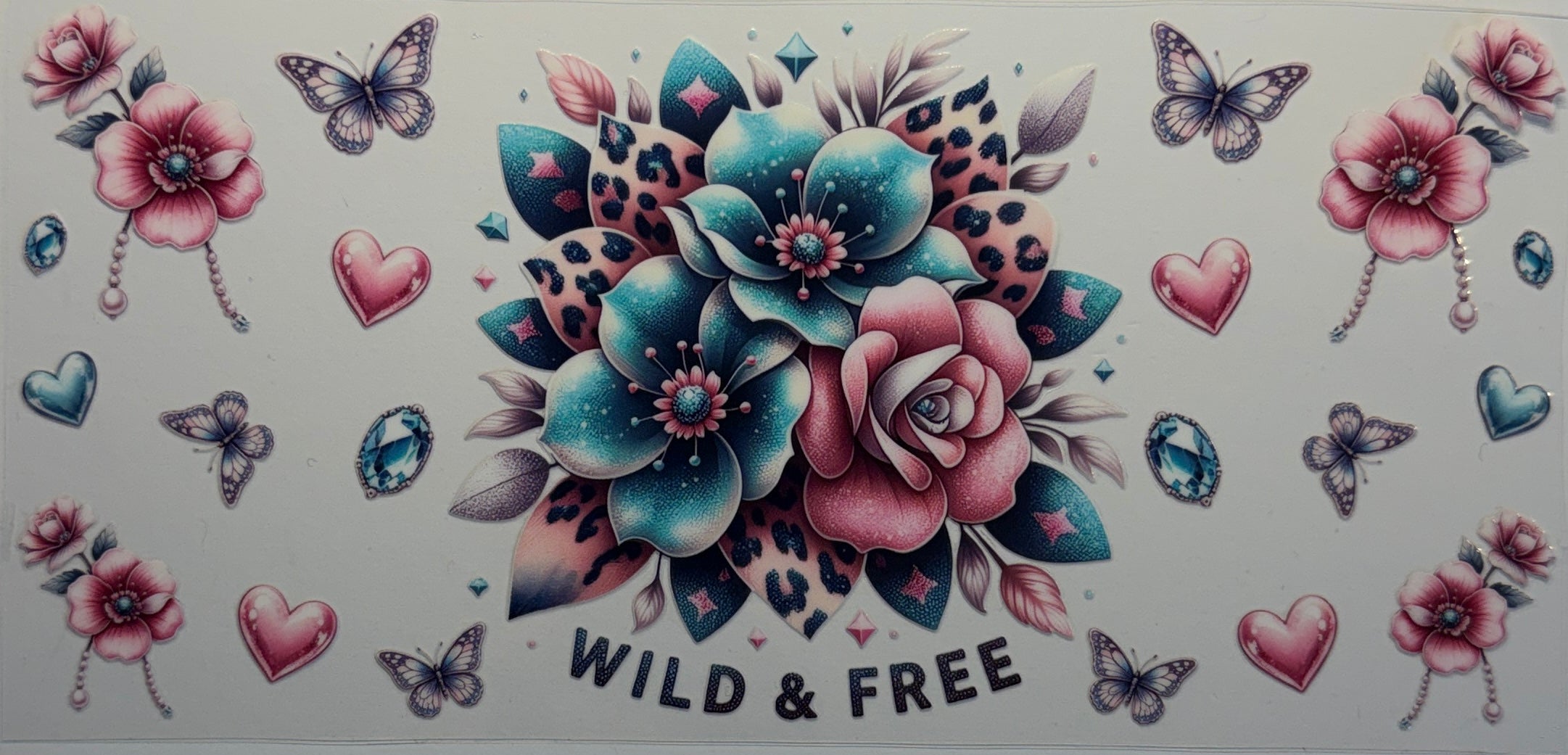 16W231 Wild & Free Floral Leopard
