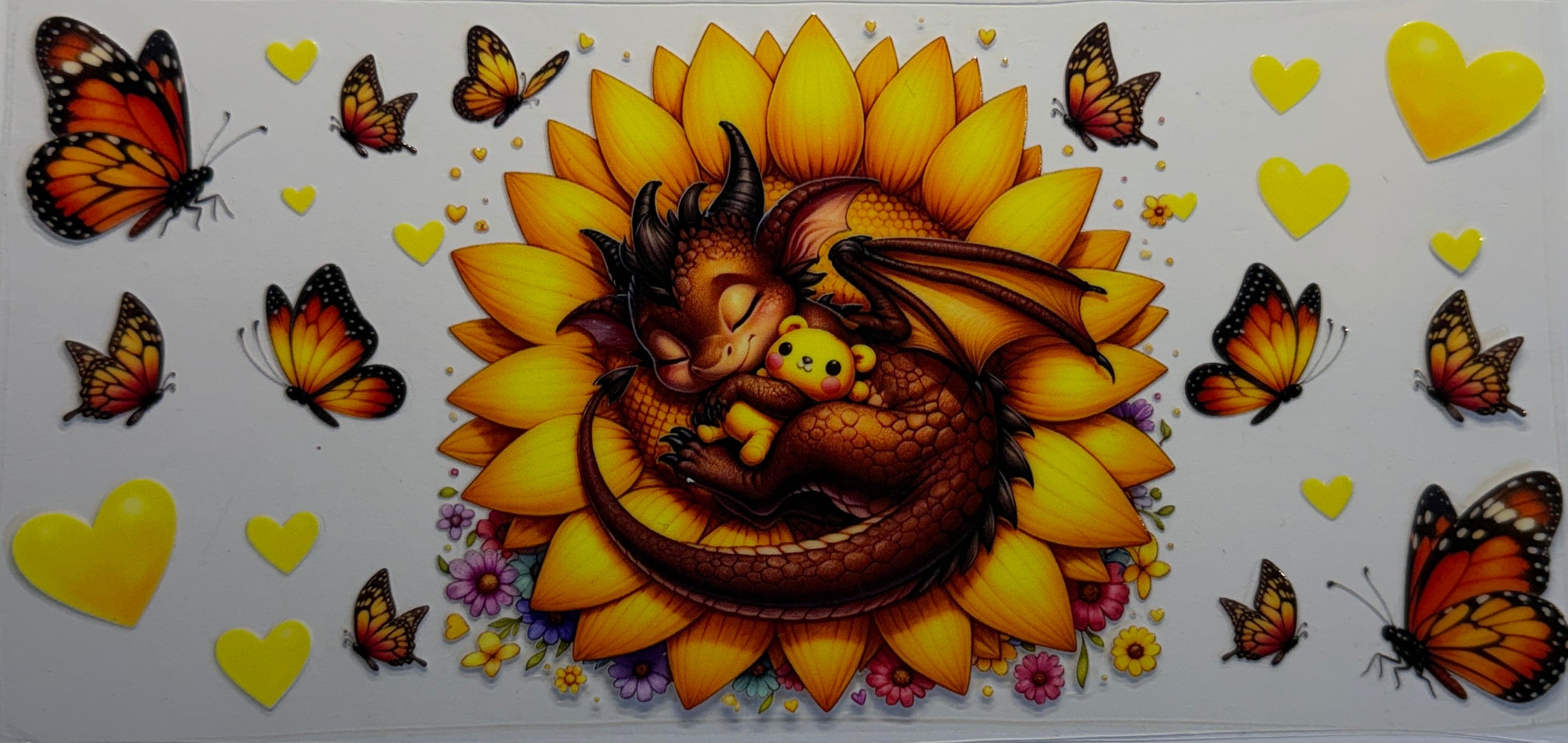 16W235 Sleeping Sunflower Dragon