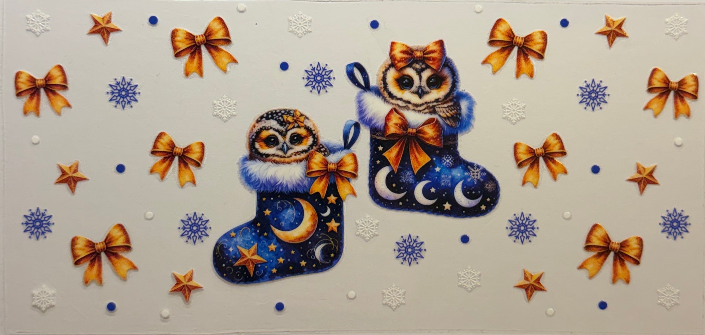 16W244 Celestial Christmas Owls
