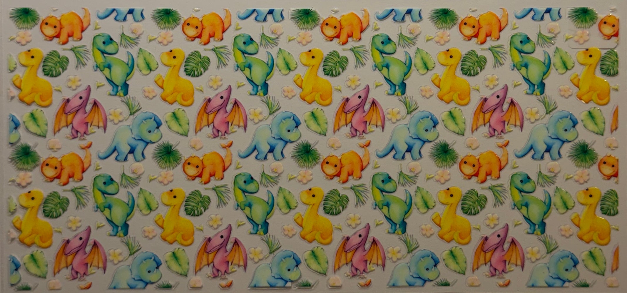 16W255 Colorful Baby Dinosaurs