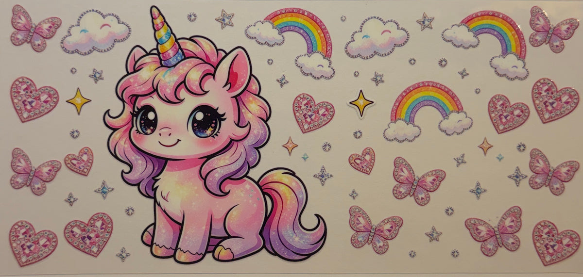 16W262 Pastel Rainbow Unicorn