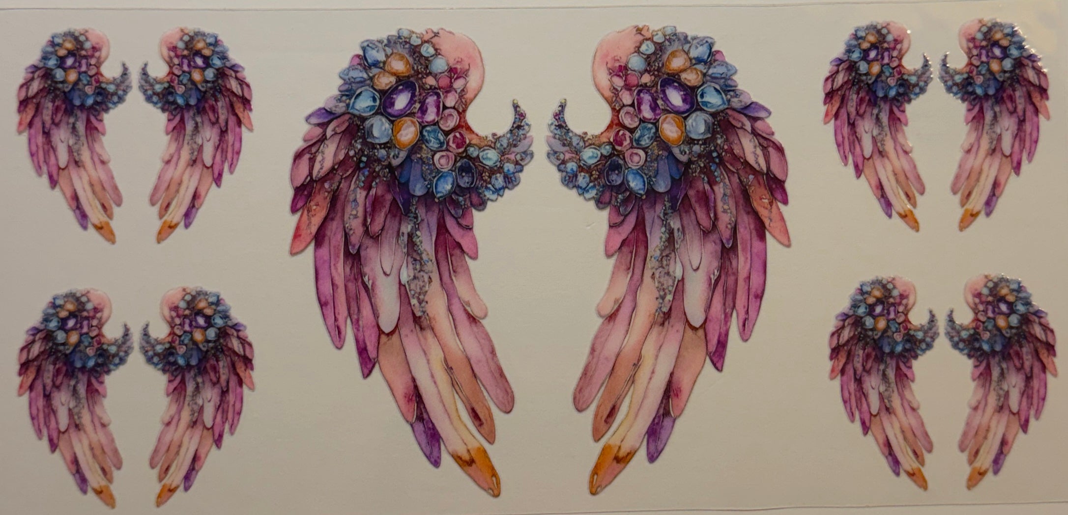 16W270 Jeweled Angel Wings