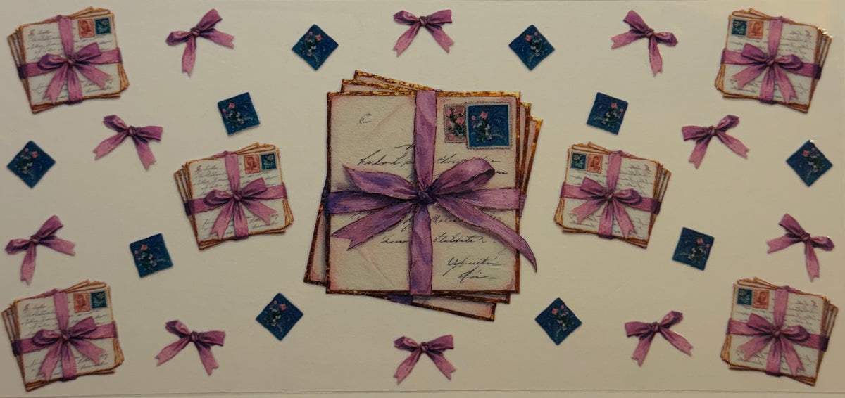 16W271 Vintage Love Letters & Bows