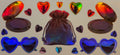 H23 Holographic Makeup & Heart Sunglasses