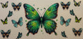 16W284 Emerald Butterfly