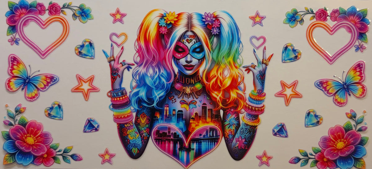 16W288 Colorful Rebel Girl