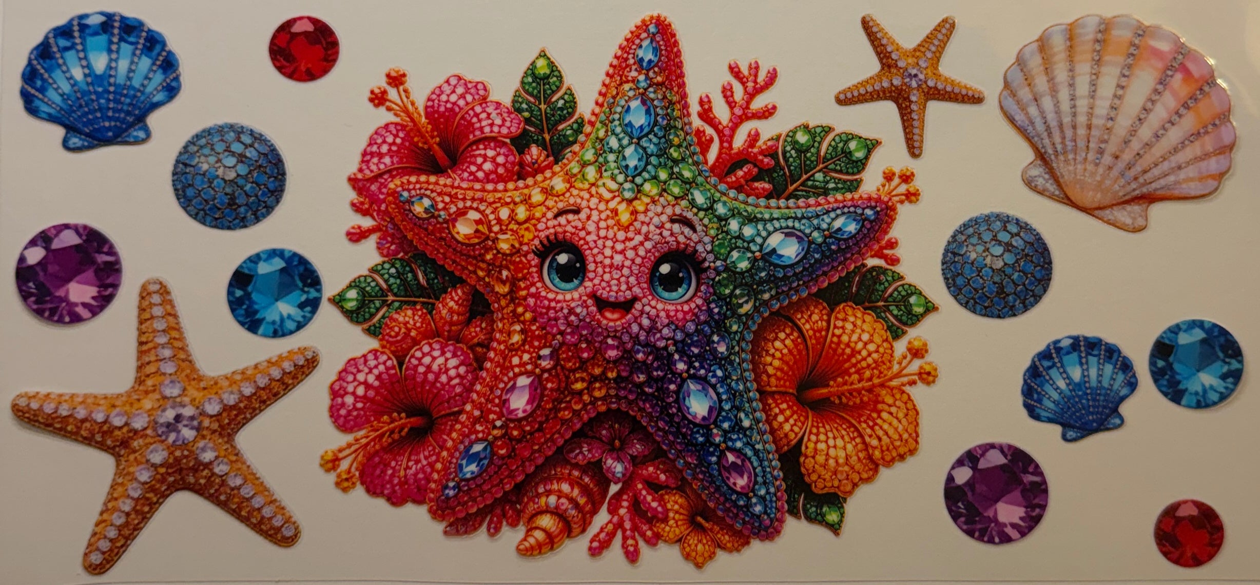 16W298 Jeweled Rainbow Starfish