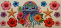 16W299 Jeweled Tropical Jellyfish