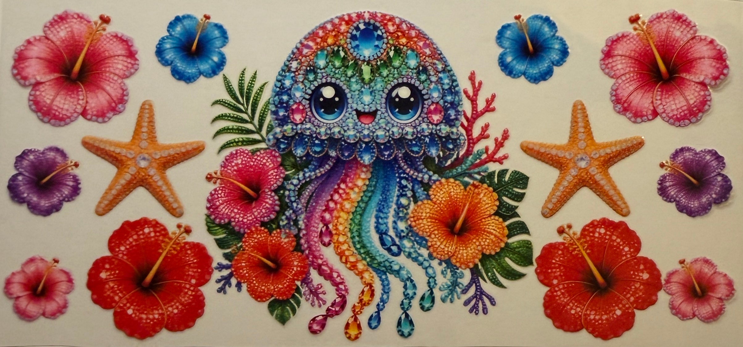 16W299 Jeweled Tropical Jellyfish