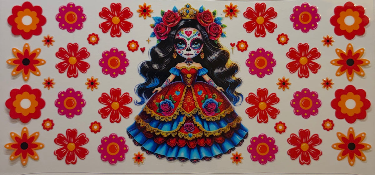 16W306 Sugar Skull Rose Queen