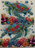 A5-6 Tropical Mosaic Sea Turtles
