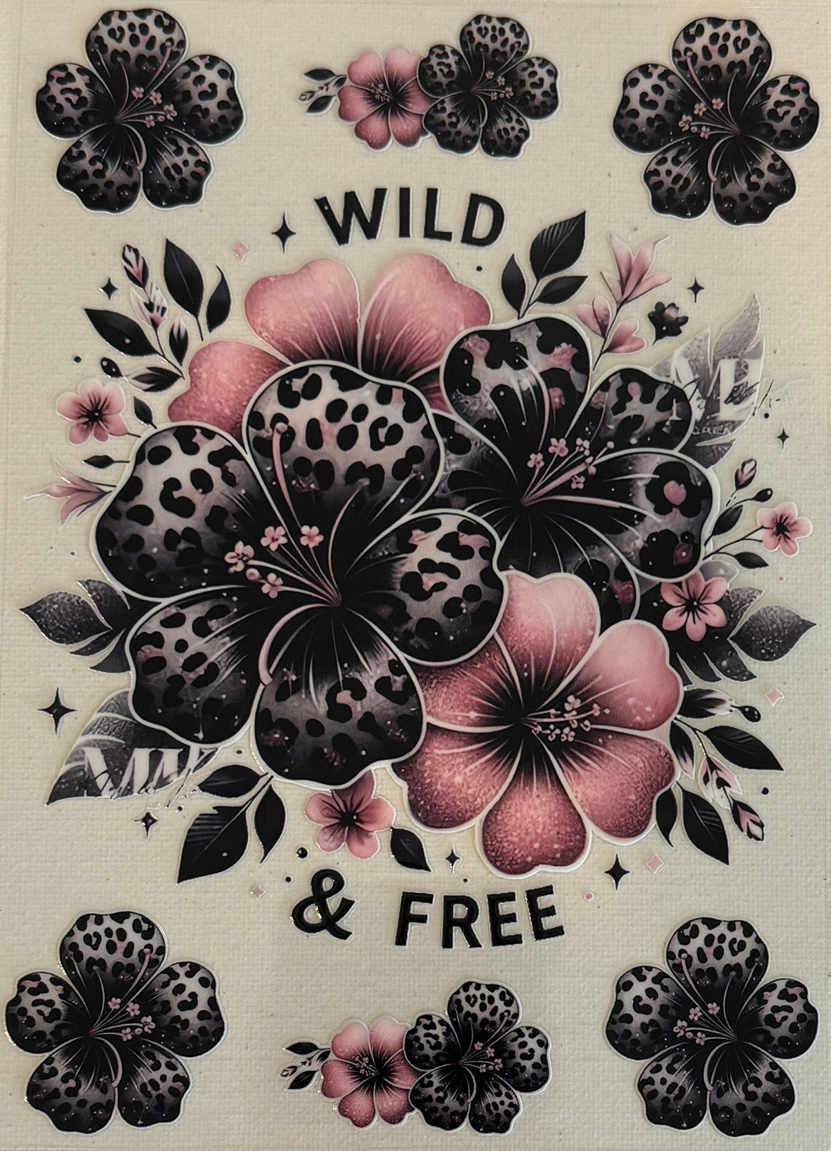 A5-12 Wild & Free Leopard Florals