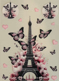 A5-17 Parisian Butterflies & Florals
